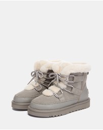 EVERAU - Australian Shepherd Ugg Elvora Cow Suede Upper UGG Boots