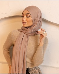 Mod Squad - Luxe Jersey Hijab- Fawn