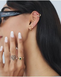 HOUSE OF SLANI - Sienna Huggie Hoops