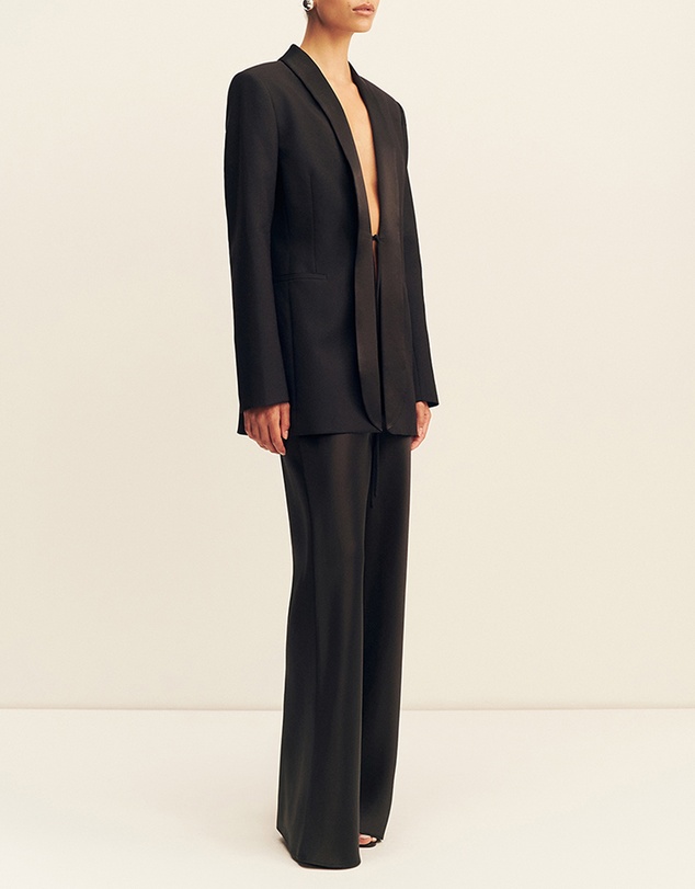 Shona Joy - Benji Tuxedo Tie Blazer