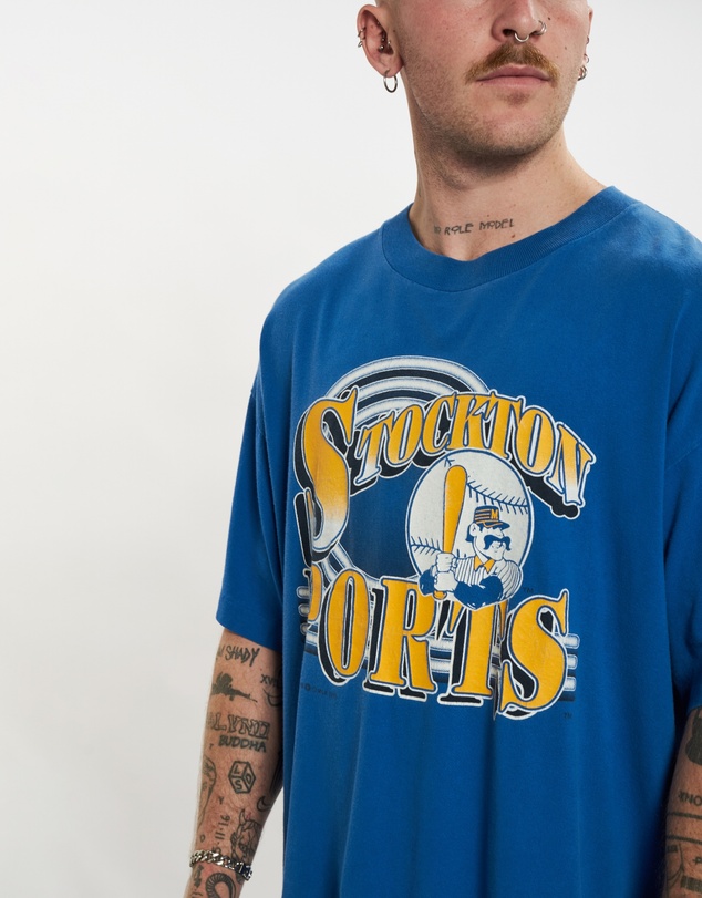 Vintage by The Real Deal - Pre Loved - 1993 MLB Stockton Ports Tee