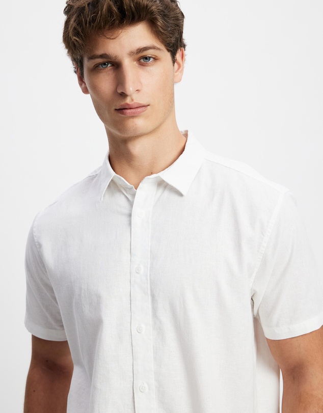 Staple Superior - Hamilton Linen Blend SS Shirt