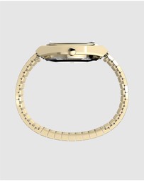 TIMEX - Timex® Automatic 1983 E-Line 34mm Gold Tone Expansion Band Watch