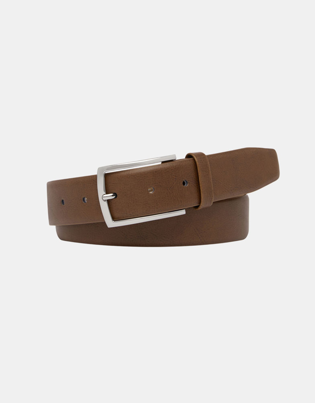 Buckle - Lane. Australian Made Classic Leather Belt. 35mm width.
