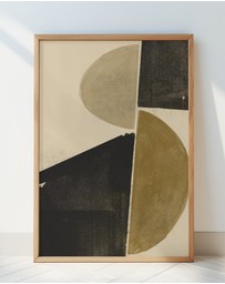Olive et Oriel - Interaction Balance No.2 by The Miuus Studio Art Print