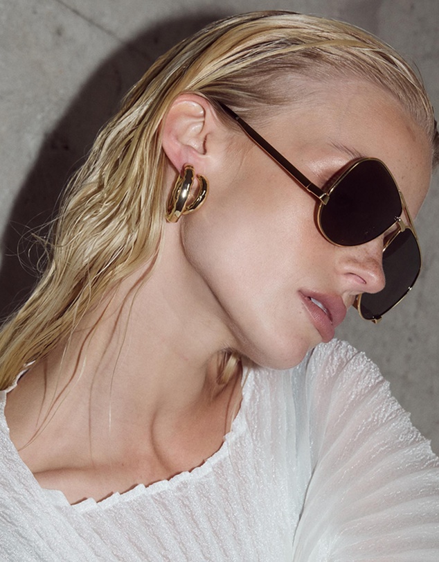 Luv Aj - Liquid Metal Hoops Set