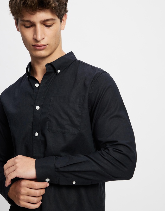Staple Superior - Hamilton Linen Blend LS Shirt