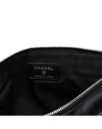 Pre-Loved by Azura Reborn - Pre-Loved Small CC Quilted Lambskin Multi Zip Clutch