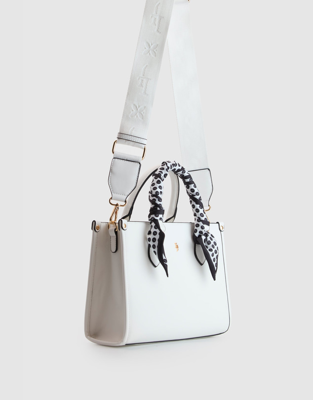 Laura Jones - Small Tote Bag With Scarf