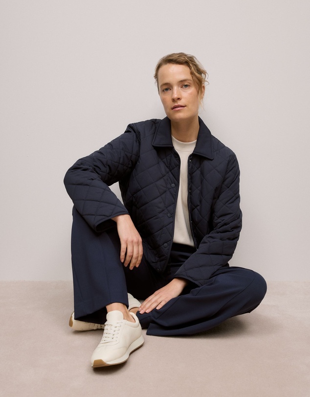 Trenery - Quilted Shell Jacket in Night Sky
