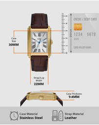 Fossil - Carraway Brown Analogue Watch