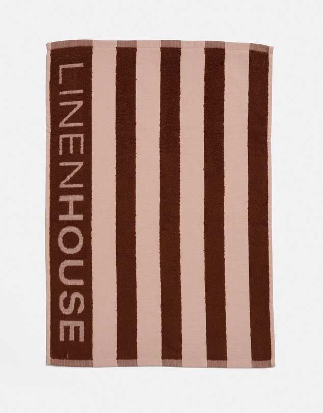 Linen House - Linen House Logo Stripe Tea Towel