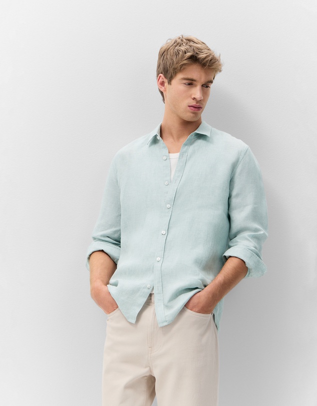 UNISON - Linen Regular Fit Shirt
