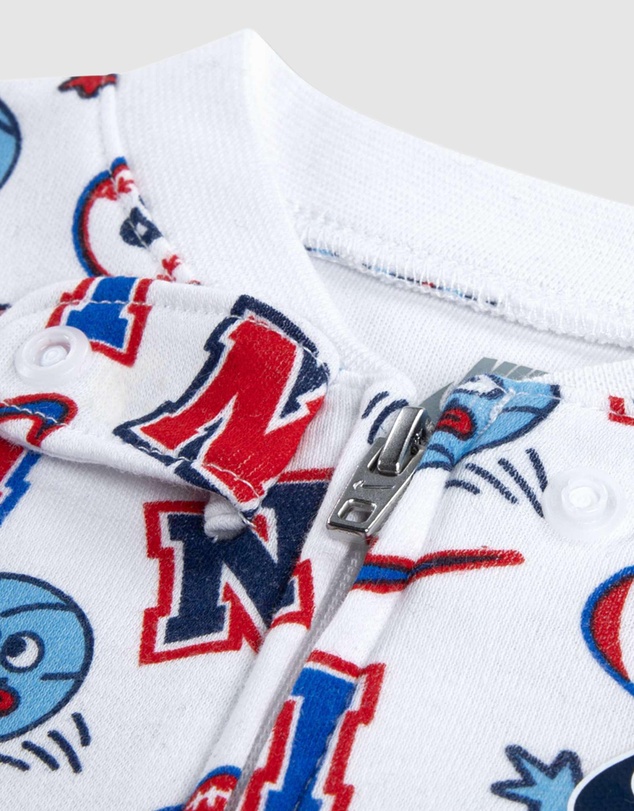 Nike - Allover Print Footed Coverall - Babies