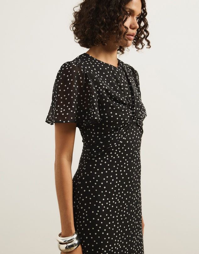 Atmos&Here - Maxine Twist Front Midi Dress