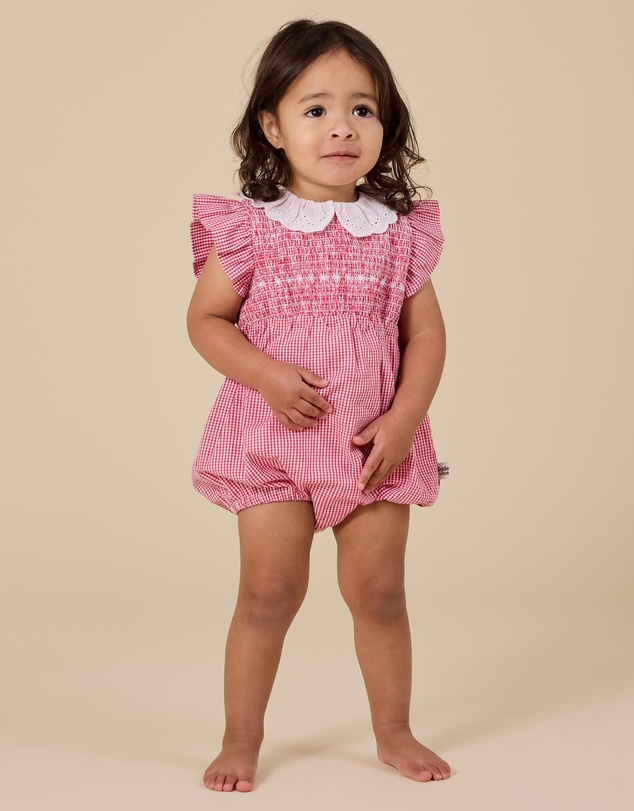 Goldie + Ace - Lani Smocked Romper- ICONIC EXCLUSIVE - Babies