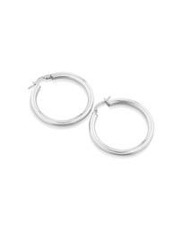Michael Hill - 25mm Hoop Earrings in Sterling Silver