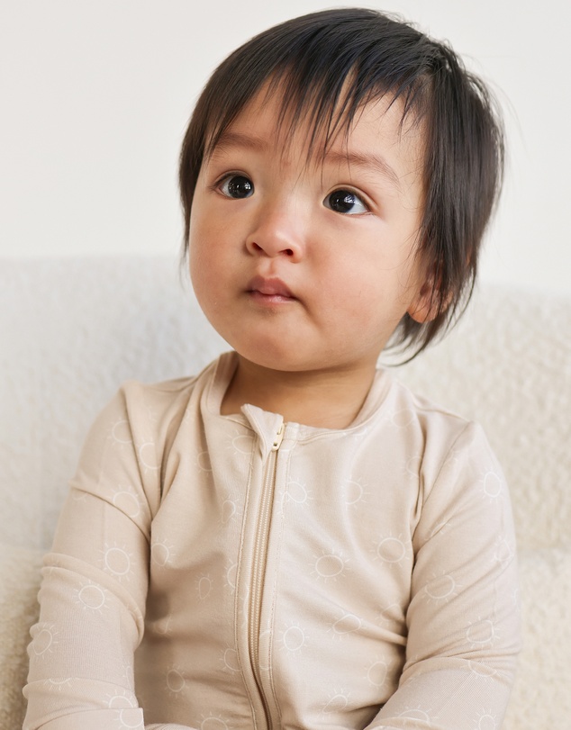 Kynd Baby - Day or Night Onesie in Neutral Sunrise
