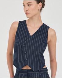FRIEND of AUDREY - Jayden Stripe Waistcoat