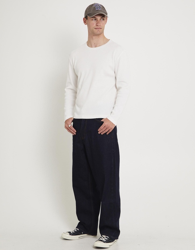 General Pants Co. Basics - Long Sleeve Waffle Shirt