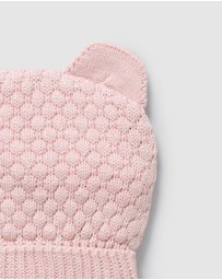 Wilson & Frenchy - Organic Knitted Bear Hat - Babies