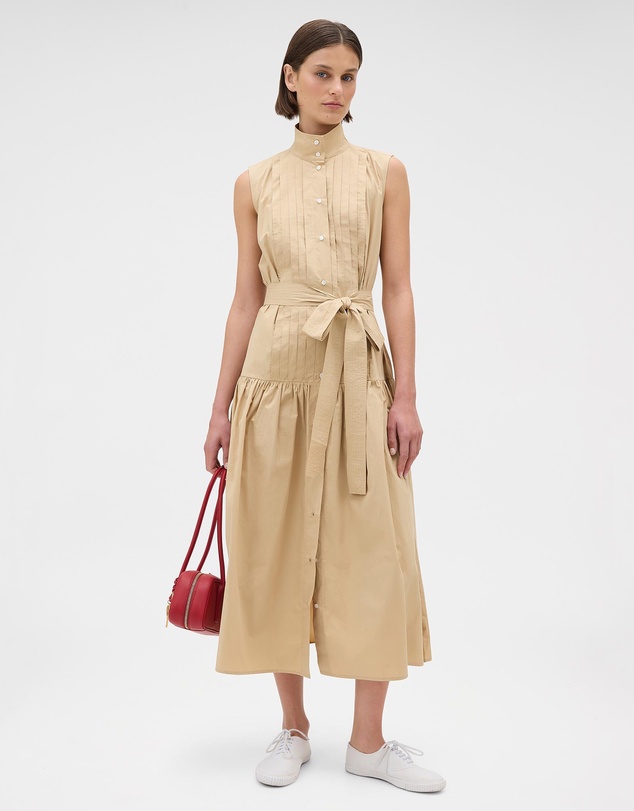 Oroton - Pleated Drop Waist Dress