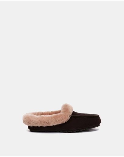 EVERAU - Australian Shepherd Ugg Noelle Cow Suede Upper Loafer Oxfords Flats