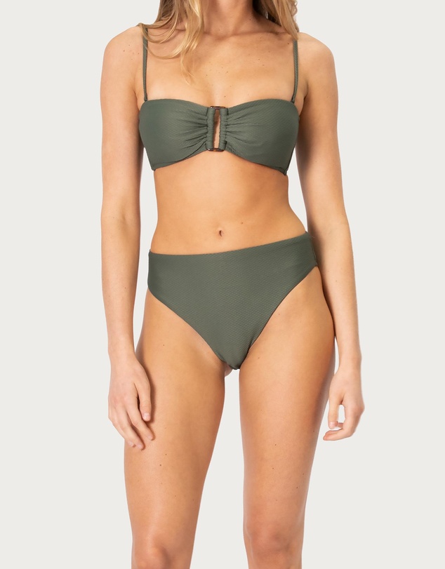 Baku Swimwear - Rococco High Waist Cheeky Bikini Bottom