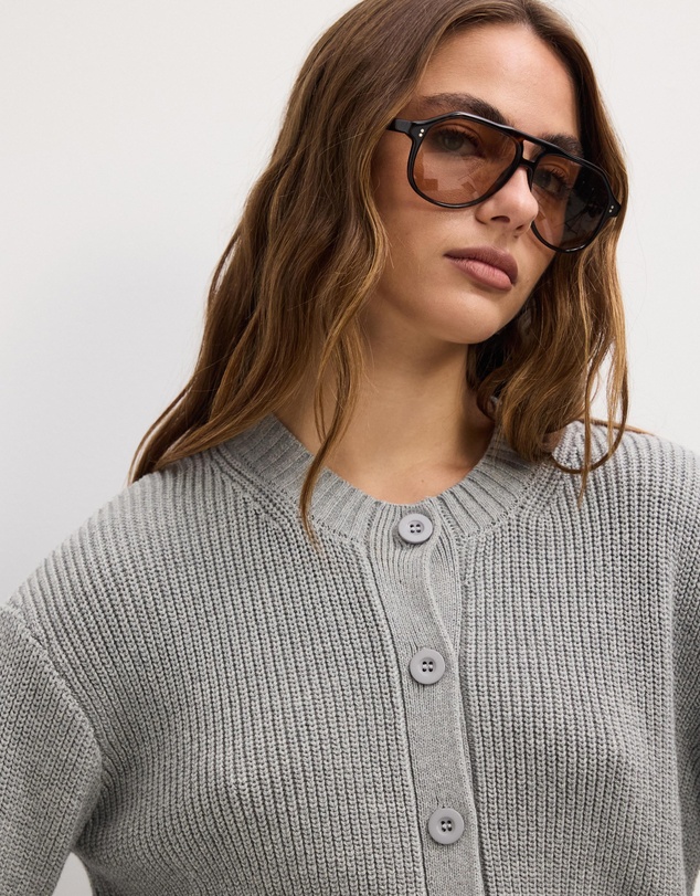 The Fated - Maia Round Neck Knit Cardigan