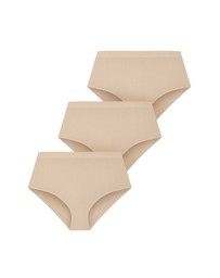 City Chic - Smooth & Chic Seamless 3 Pack Full Brief