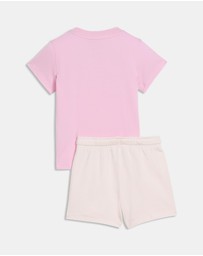 Puma - Minicats Essentials Tee and Shorts Set - Babies-Kids