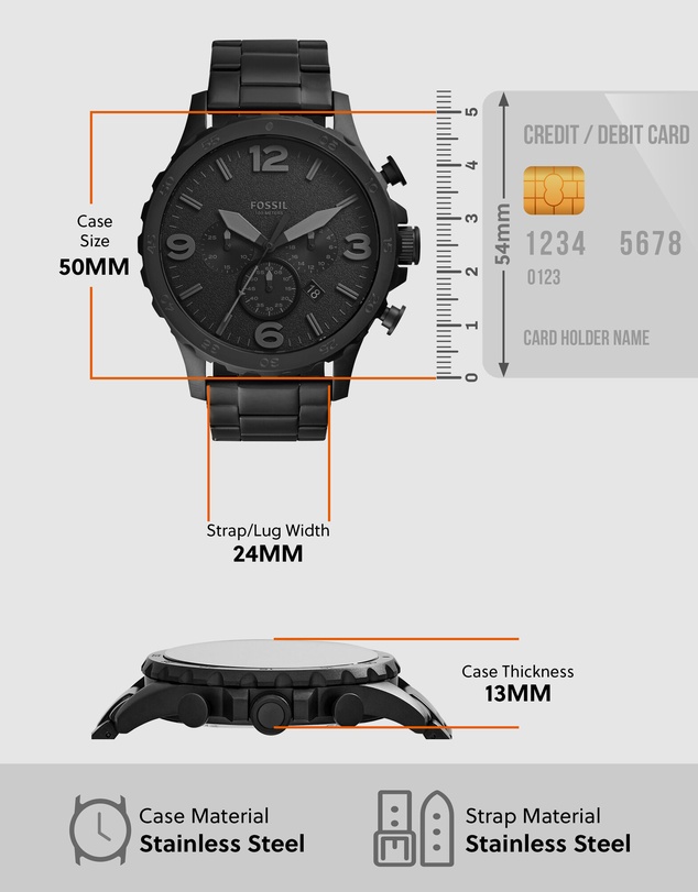 Fossil - Nate Men's Analogue Watch