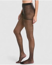 High Heel Jungle - Linear Crystal Tights