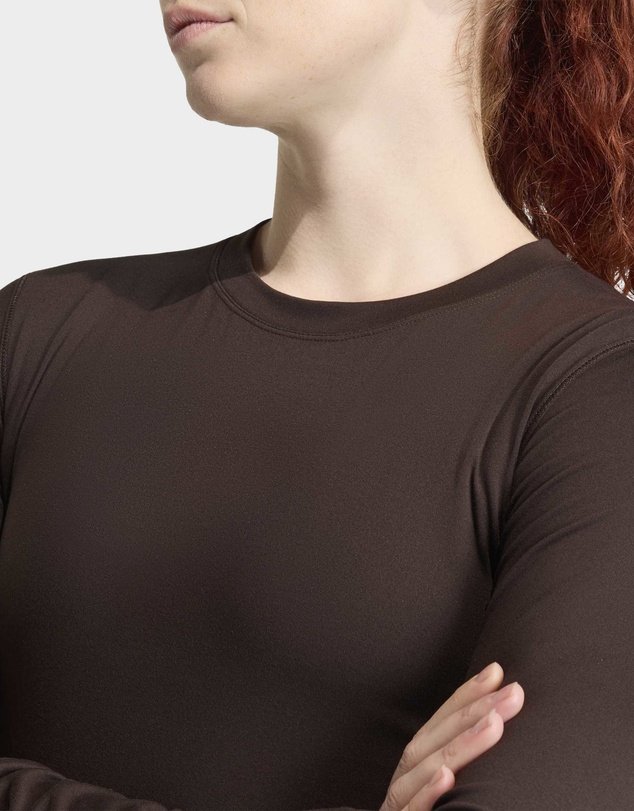 adidas Performance - Hyperglam Cropped Long Sleeve T-Shirt Womens
