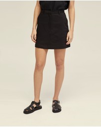 Oxford - Hepburn Cotton Blend Mini Skirt