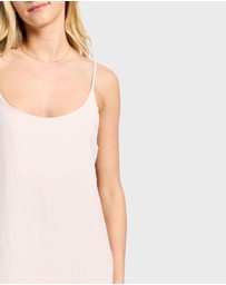 Academy Brand - Essential Linen Slip Dress