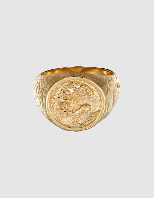 Haze & Glory - ICONIC EXCLUSIVE - Ring Signet Men Tide 925 Sterling Silver