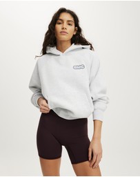 Cotton On Body Active - Plush Premium Graphic Raglan Hoodie