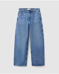 M.N.G - Mid-Rise Balloon Jeans