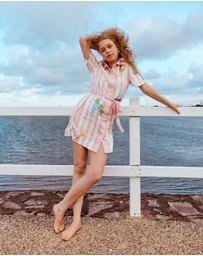 SMWR. by The Somewhere Co - Boat Days Mini Shirt Dress