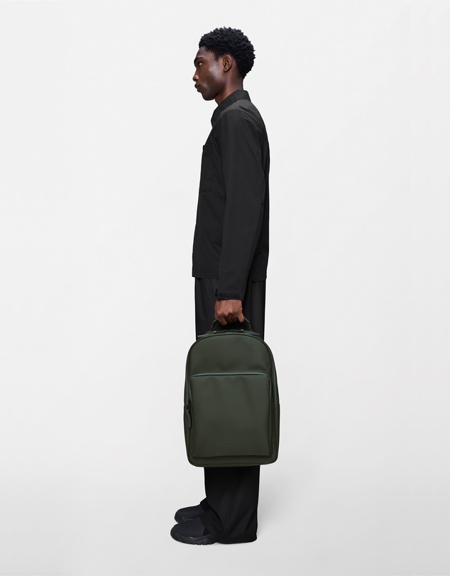 RAINS - Book Daypack Large Green