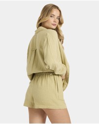 Billabong - Womens Wanderer Elastic Waist Shorts