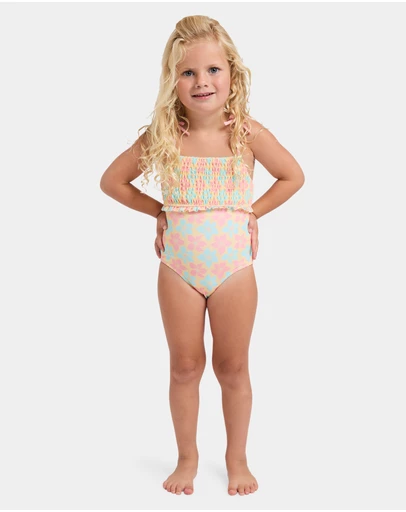 Billabong - Girls 2 to 7 Sun Petals One Piece Swimsuit