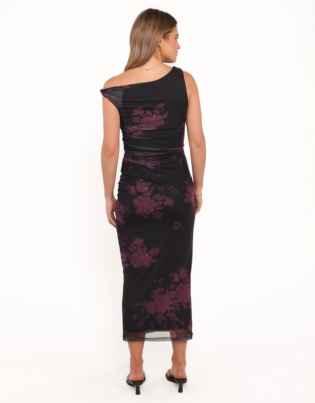 Petal & Pup - Sharny Midi Dress - Berry Floral