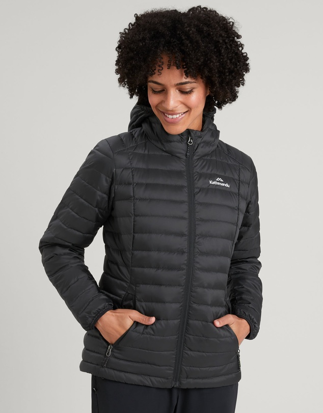 Kathmandu - Heli Hooded Down Puffer 600 Fill Lightweight Winter Jacket