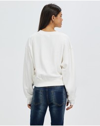DRICOPER DENIM - Gemma Ivory Loose Sweats