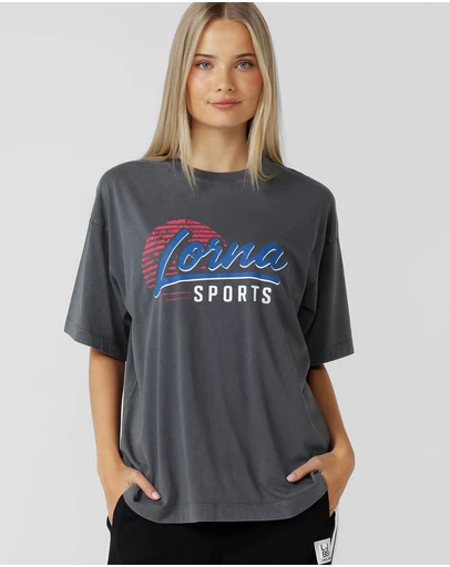 Lorna Jane - Lorna Sports Washed Boyfriend T-Shirt