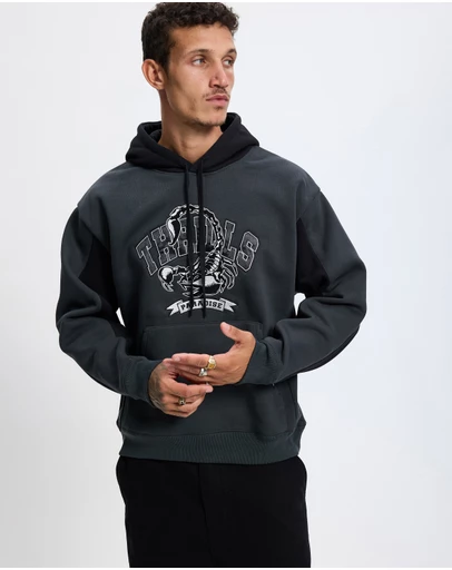Thrills - Sting Of Defeat Slouch Pull On Cropped Hood