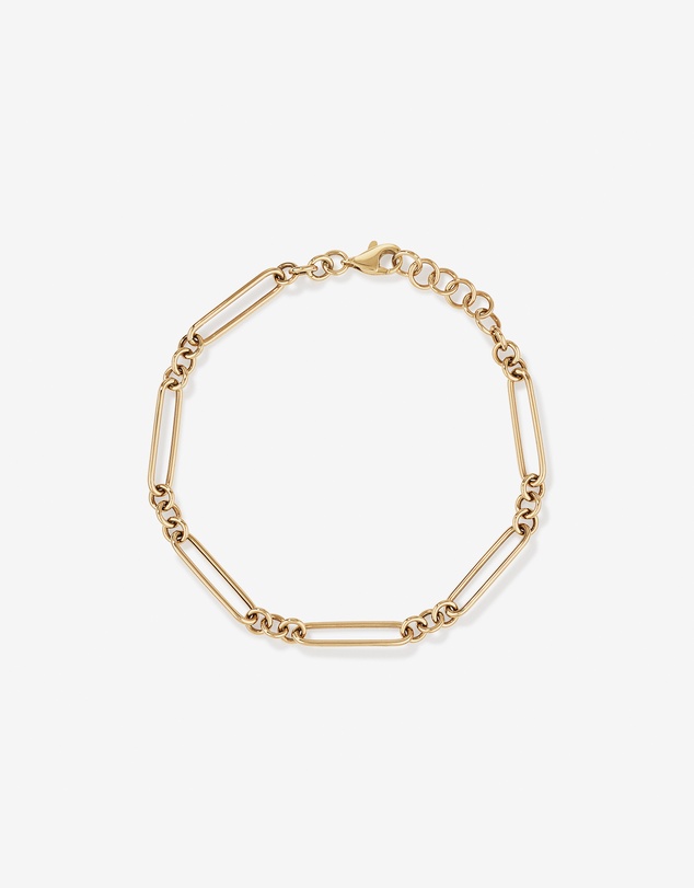 Michael Hill - Paperclip 3 and 1 Bracelet in 10kt Yellow Gold