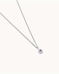 Kirstin Ash - Birthstone Necklace February Amethyst